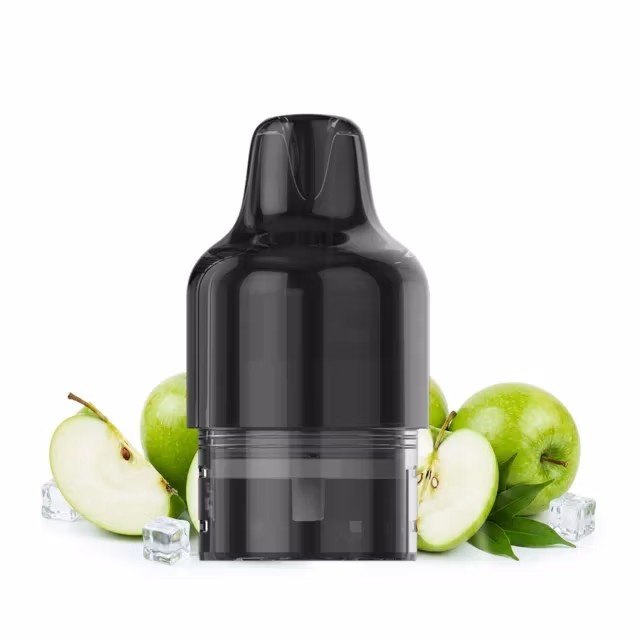 MegaBar GT22000 Leer Pod & 10ml E-Liquid Behälter Sour Apple 20mg