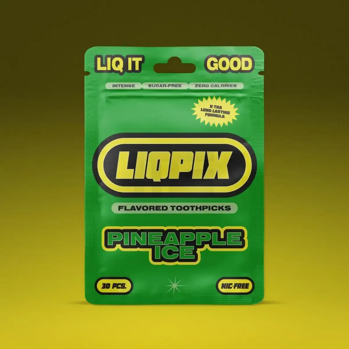 LiqPix Zahnstocher Pineapple Ice 30 Stück