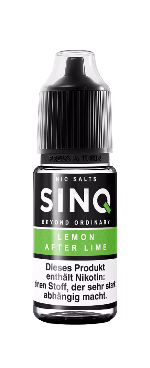 SINQ - Lemon After Lime - Nikotinsalz Liquids - 10ml - 10mg SINQ - Lemon After Lime - Nikotinsalz Liquids - 10ml - 10mg