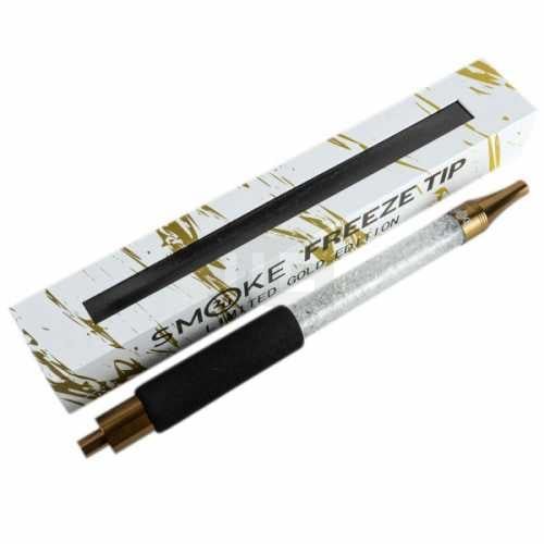 smokah-shisha-mundstueck-freeze-tip-bazooka-weiss-gold shisha-mundstück-smoke2u-freeze-tip-gold-weiß-freshshisha-store