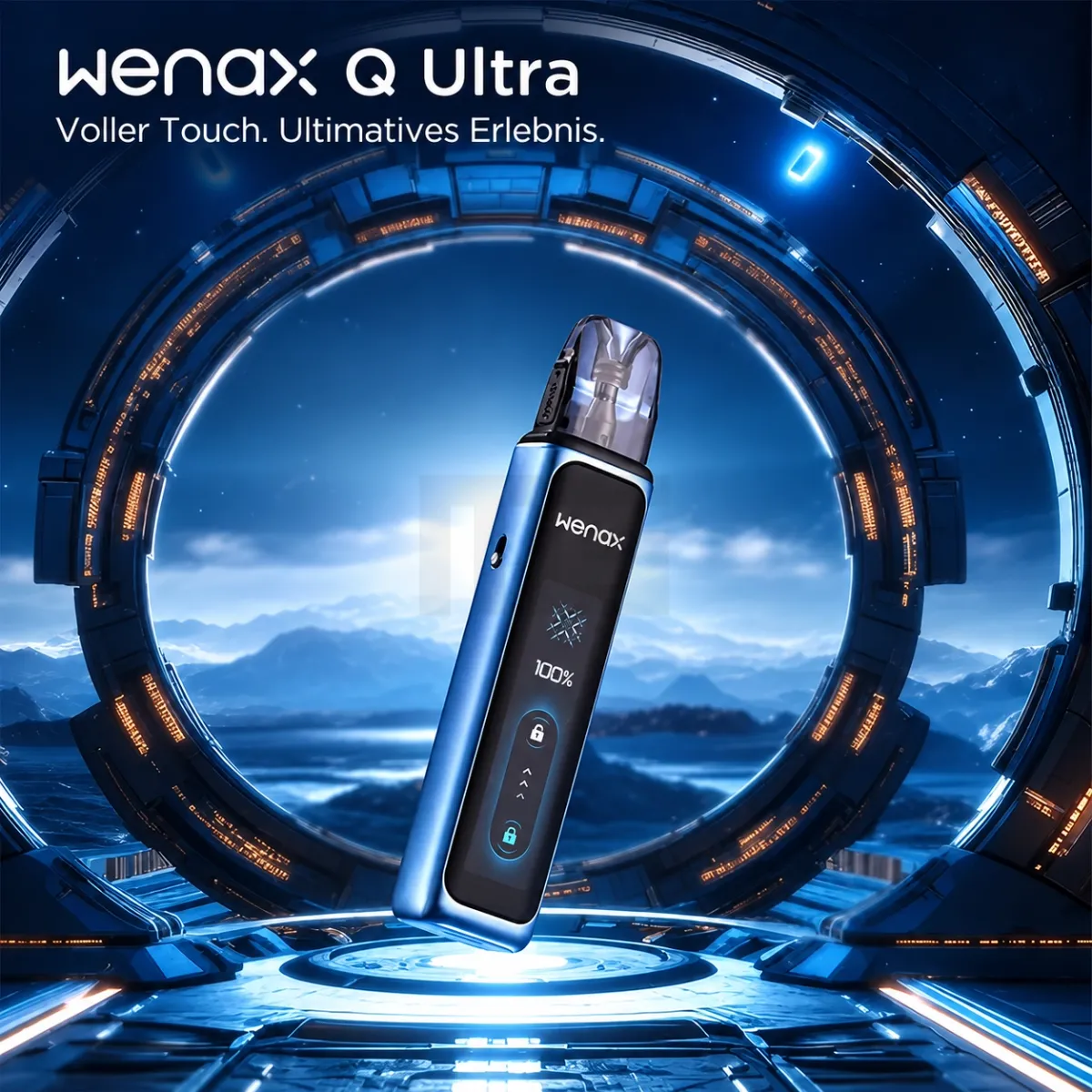 GeekVape - Wenax Q - Ultra - Pod Kit - Coastal Blue