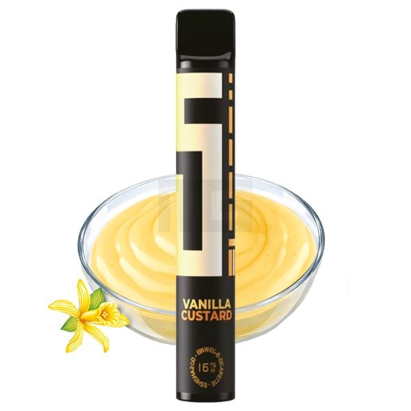 5 EL - Einweg E-Zigarette - Vanilla Custard