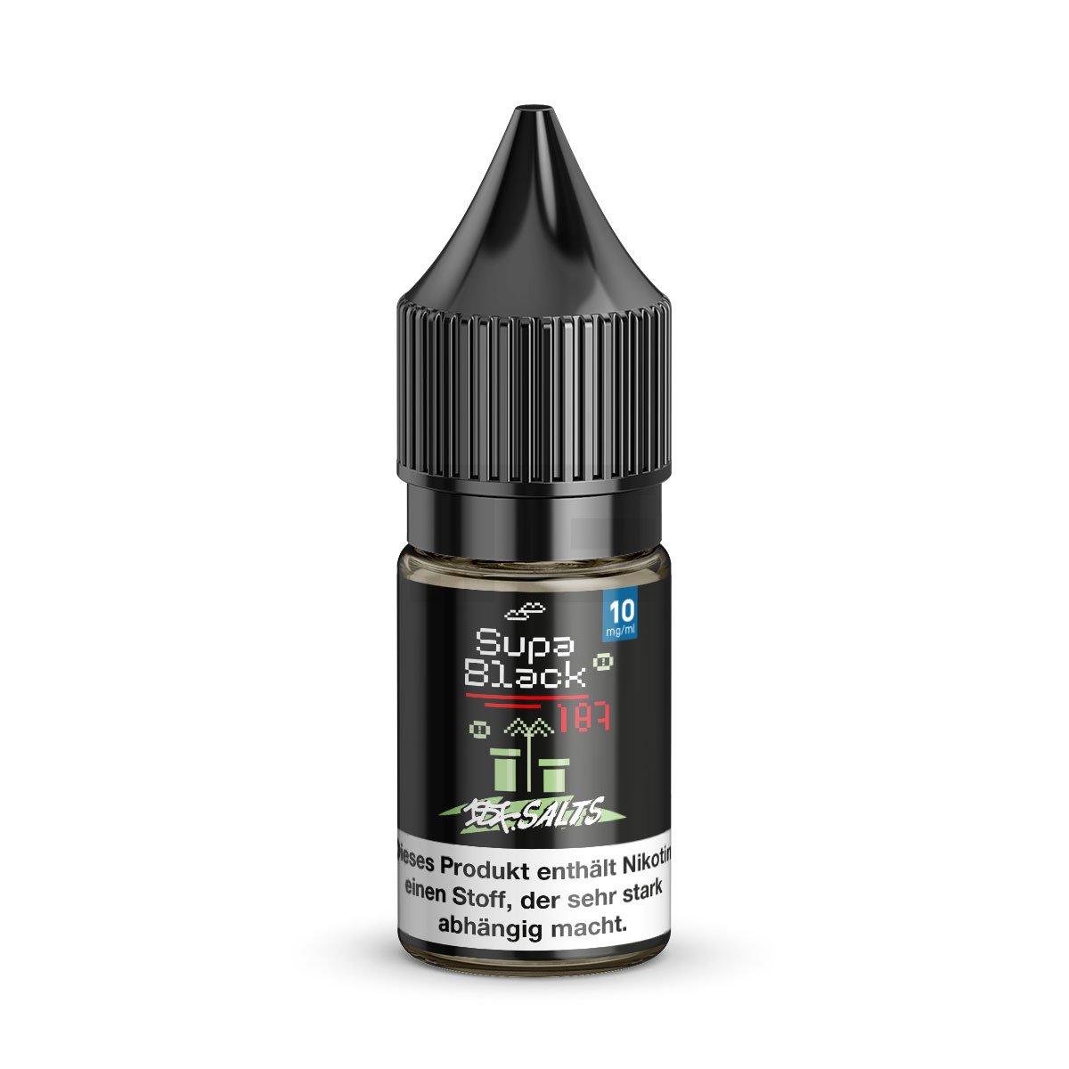 187 Straßenbande - Nikotinsalz-Liquids - 10ml - Supa Black | Nikotinsalz-Stärke : 10mg | Paketgröße : 1er Packung