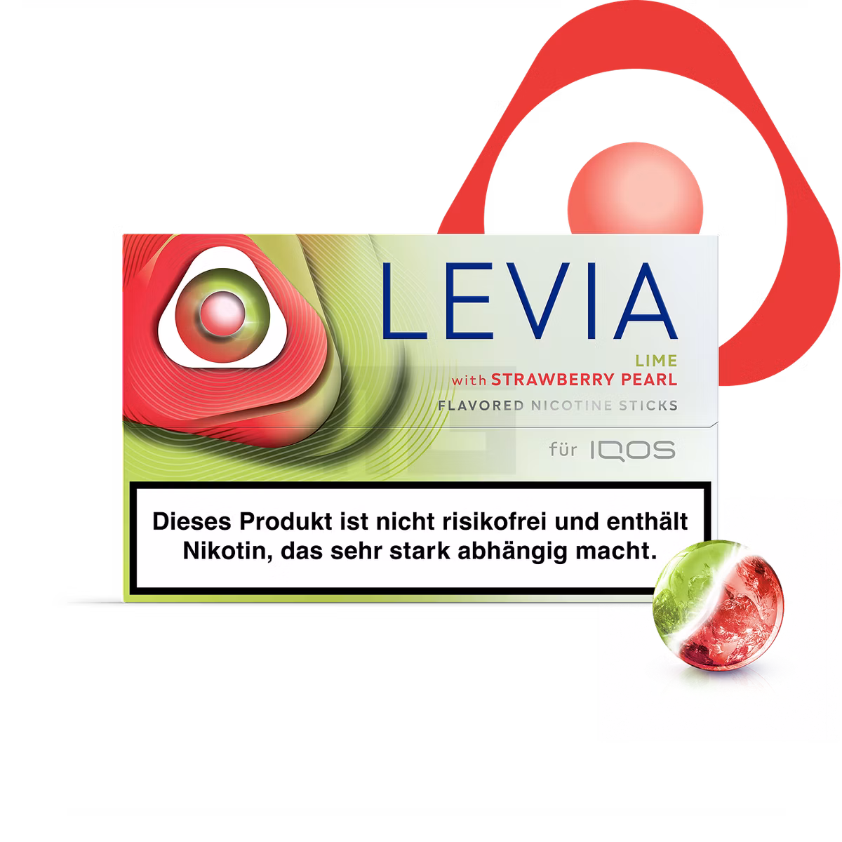 IQOS - LEVIA - Nikotinsticks - Lime with Strawberry Pearl