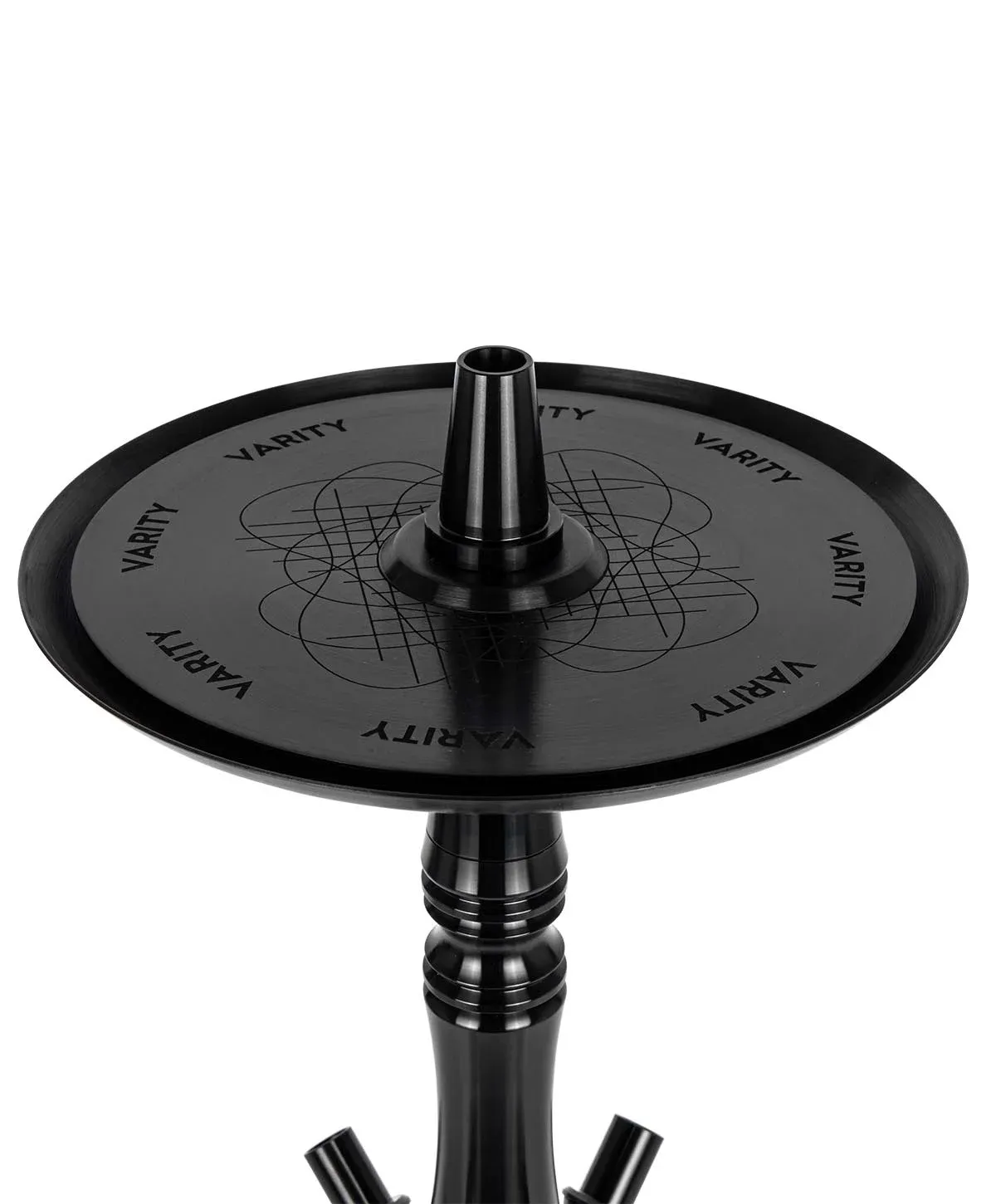 Moze Shisha - Varity Lounge Black - Clear Wavy Pink