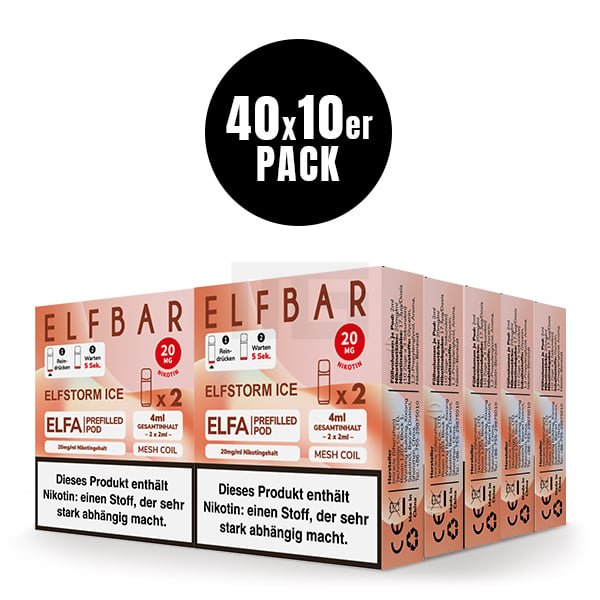 Elfbar - ELFA - Prefilled Pod - 2ml - 2er Pack - Elfstorm Elfbar - ELFA - Prefilled Pod - 2ml - 2er Pack - Elfstorm