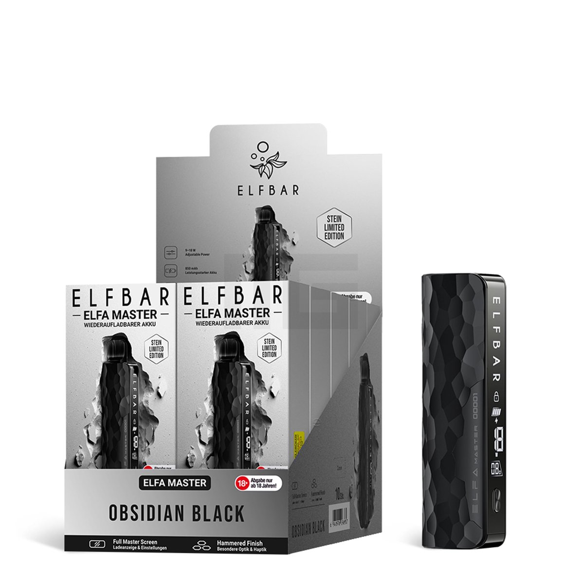 Elfbar - ELFA MASTER - Basisgerät - Obsidian Black Elfbar - ELFA MASTER - Basisgerät - Obsidian Black