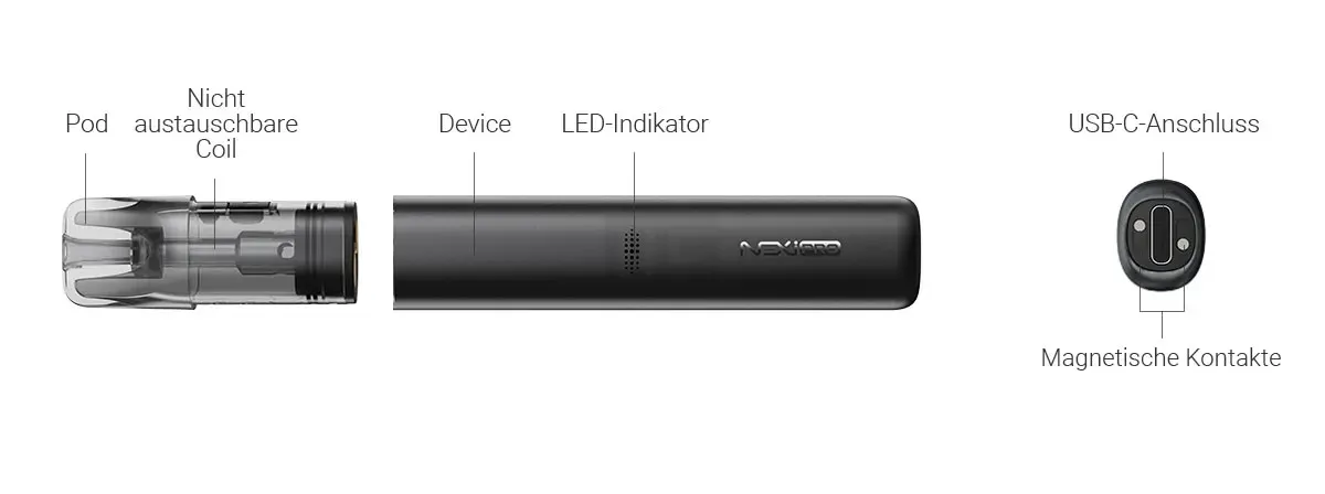 Aspire - Nexi Pro - Pod Kit - Grey