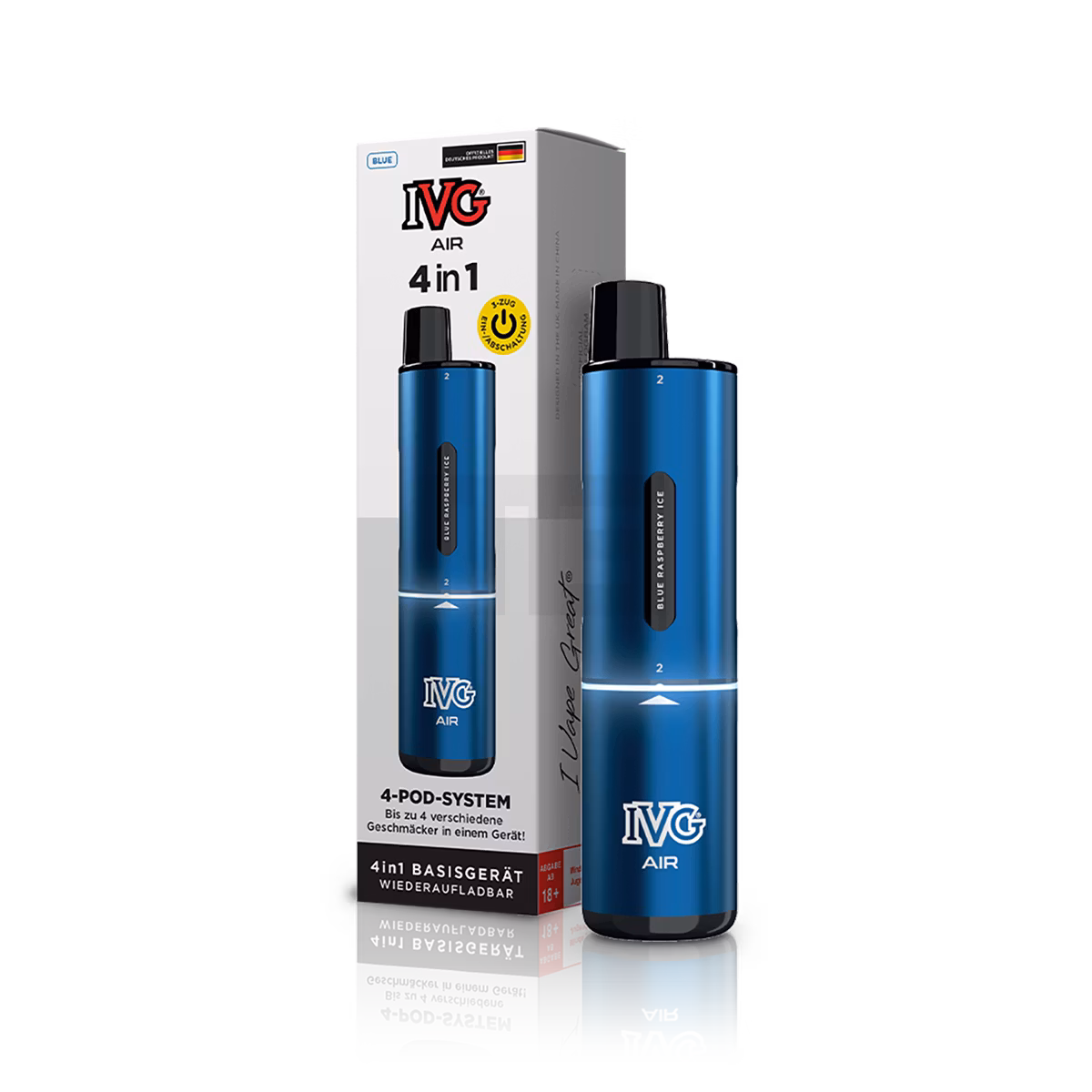 IVG - AIR - 4in1 Basisgerät - Blue | Paketgröße : 1er Packung IVG - AIR - 4in1 Basisgerät - Blue | Paketgröße : 1er Packung