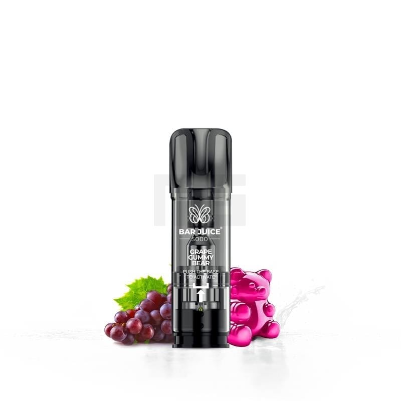 Bar Juice - Prefilled Pods - 2ml - 2er Paket - Grape Gummy Bear | Nikotinsalz-Stärke : 20mg