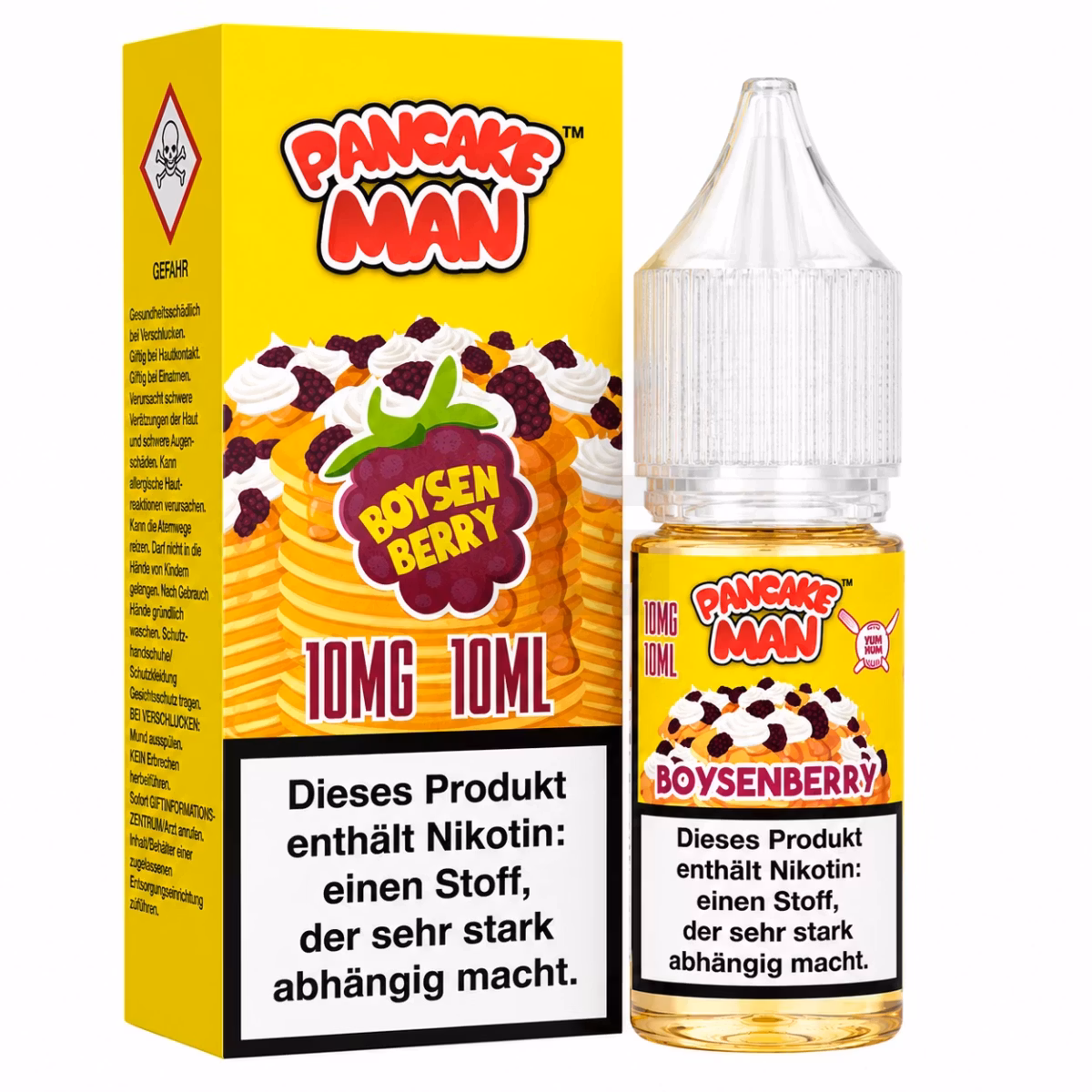 Pancake Man - Boysenberry - Nikotinsalz-Liquids - 10ml - 10mg Pancake Man - Boysenberry - Nikotinsalz-Liquids - 10ml - 10mg
