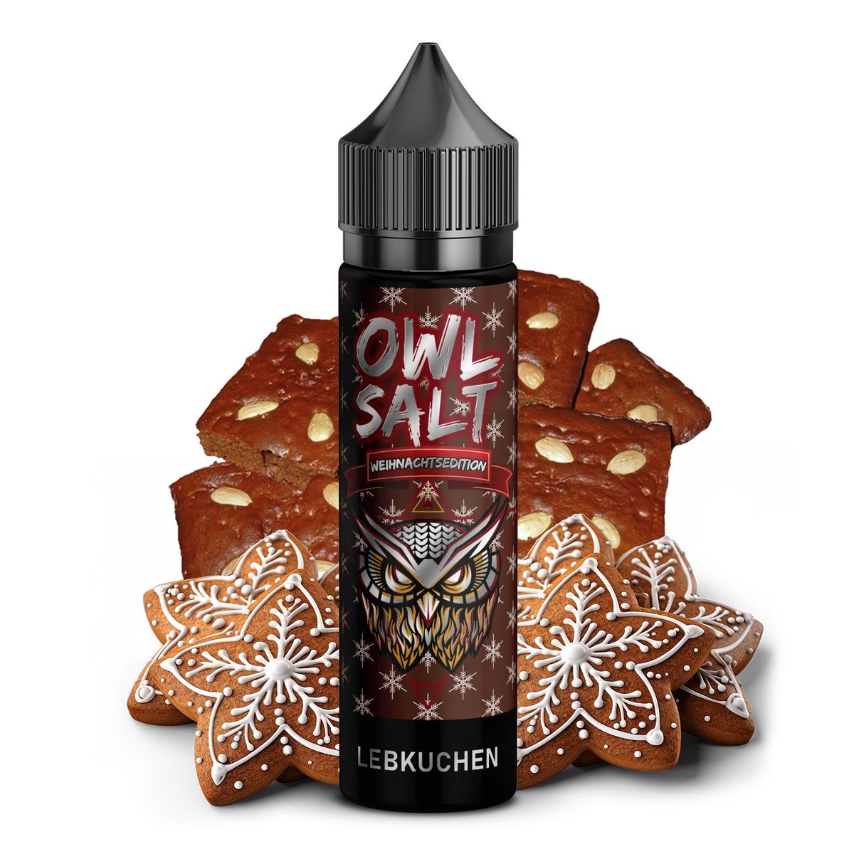 OWL Salt - Weihnachtsedition Overdosed - Aroma - 10ml - Lebkuchen | Paketgröße : 1er Packung