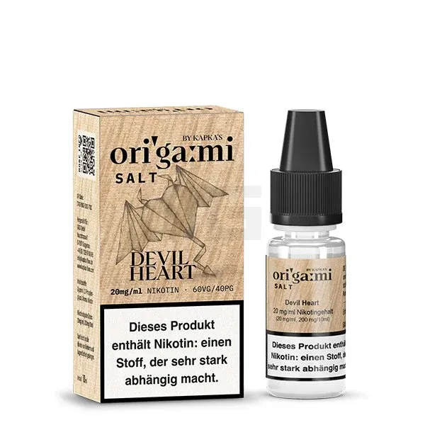 Kapkas - ORIGAMI - Devil Heart - Nikotinsalz Liquid - 10ml - 20mg