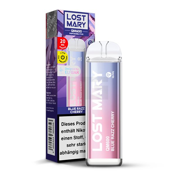 Lost Mary - QM600 - Blue Razz Cherry - CP