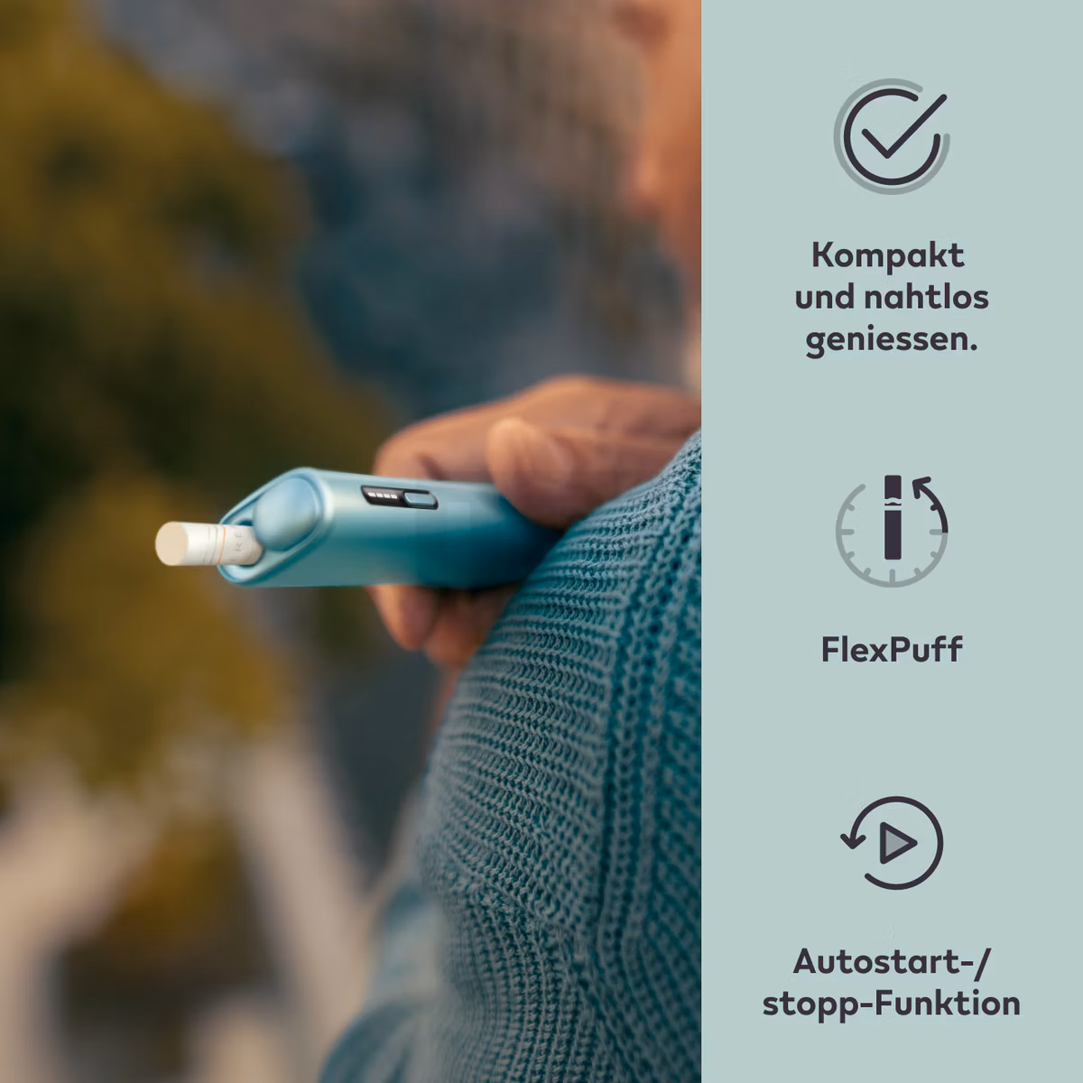 IQOS - ILUMA i ONE - Kit - Breeze Blue IQOS - ILUMA i ONE - Kit - Breeze Blue