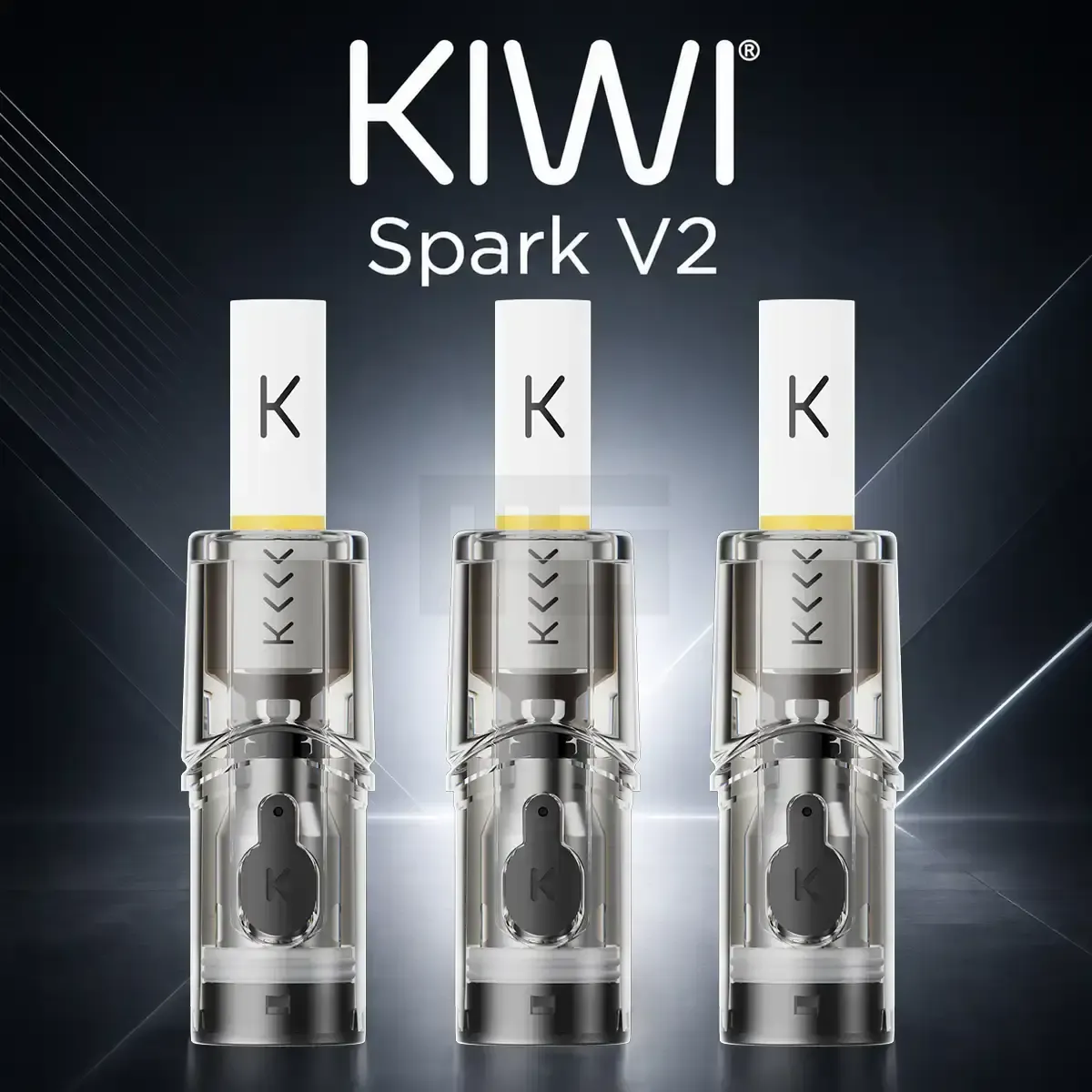 KIWI Spark V2 Pod Tank Verdampfer 3er Paket 2ml 1.2 Ohm KIWI Spark V2 Pod Tank Verdampfer 3er Paket 2ml 1.2 Ohm