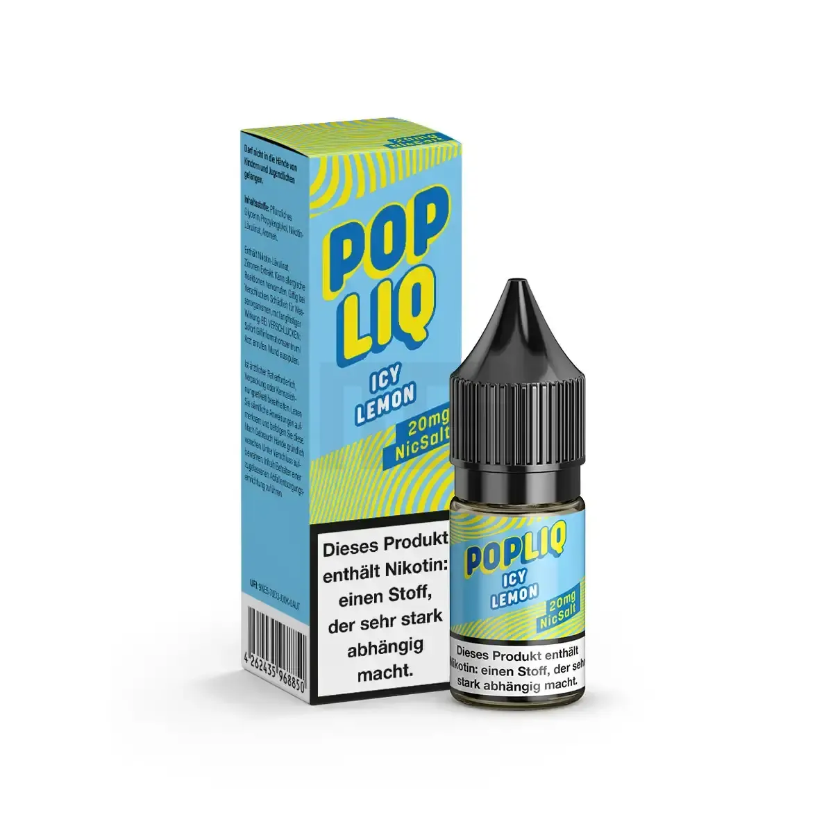 PopLiq Nikotinsalz-Liquid Icy Lemon 10ml 20mg PopLiq Nikotinsalz-Liquid Icy Lemon 10ml 20mg
