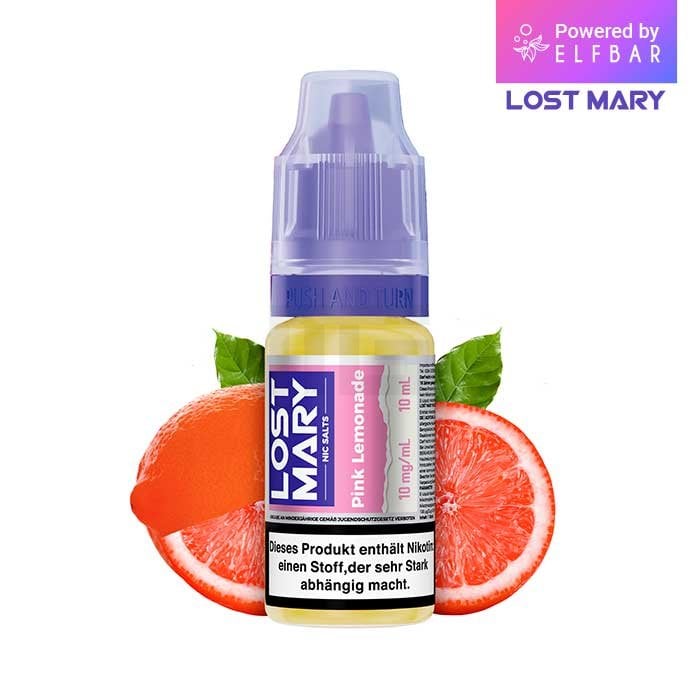 Lost Mary Nikotinsalz-Liquid - Pink Lemonade | Nikotinsalz-Stärke : 10mg
