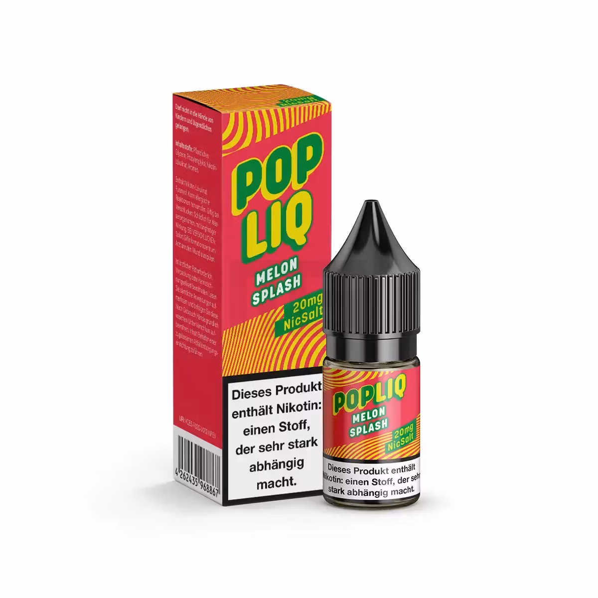 PopLiq Nikotinsalz-Liquid Melon Splash 10ml 20mg PopLiq Nikotinsalz-Liquid Melon Splash 10ml 20mg
