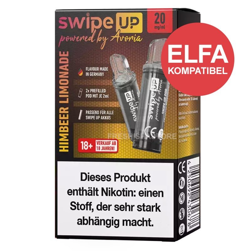 himbeerlimonade Swipe Up - Prefilled Pod - Himbeer Limonade - 2ml - 2er Pack