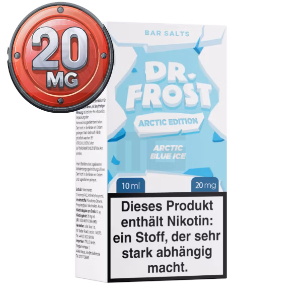 dr-frost-arctic-edition-arctic-blue-nic-20mg1 Dr. Frost - Arctic Edition Arctic Blue - Nikotinsalz Liquid - 10ml - 20mg
