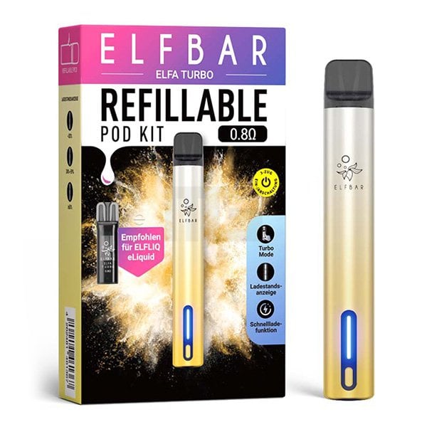 Elfbar - ELFA TURBO - Basisgerät - Aurora Gold