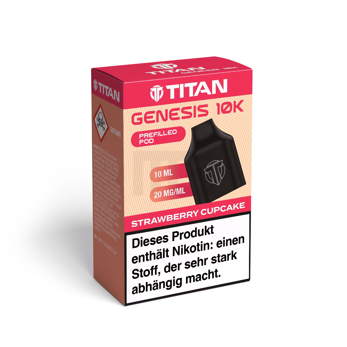 TITAN - Genesis 10K - Nachfüllbehälter - Strawberry Cupcake - 20mg