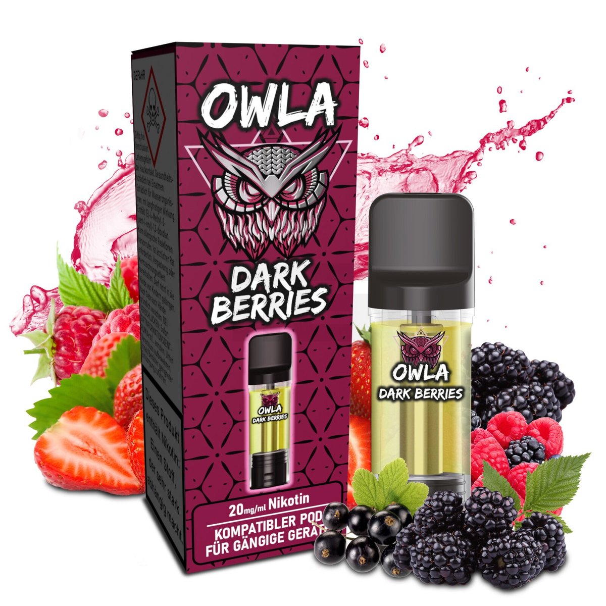 OWLA - Prefilled Pod - Dark Berries - 2ml - 20mg
