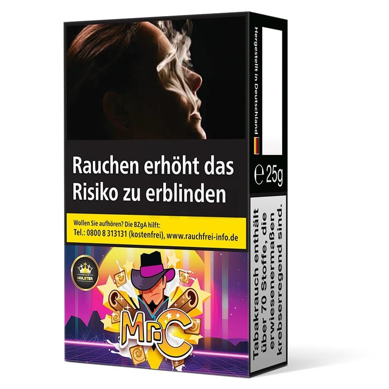 holster-tobacco-mr-c-25g-shisha-tabak Holster Tobacco - Mr. C - 25g