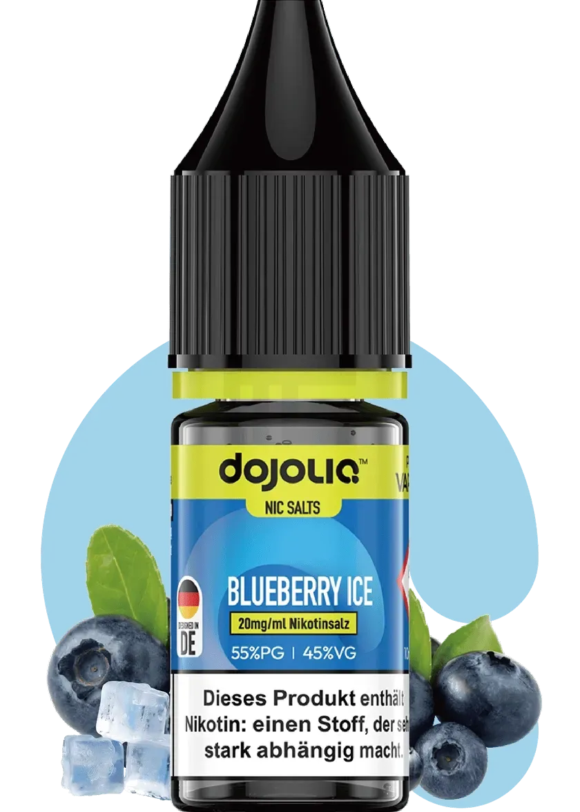 Vaporesso - Dojoliq - Nikotinsalz-Liquid - 10ml - Blueberry Ice - 10mg