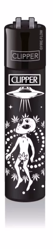 Clipper - Feuerzeug - 420 ALIENS #2 - 3v4 - wiederverwendbar