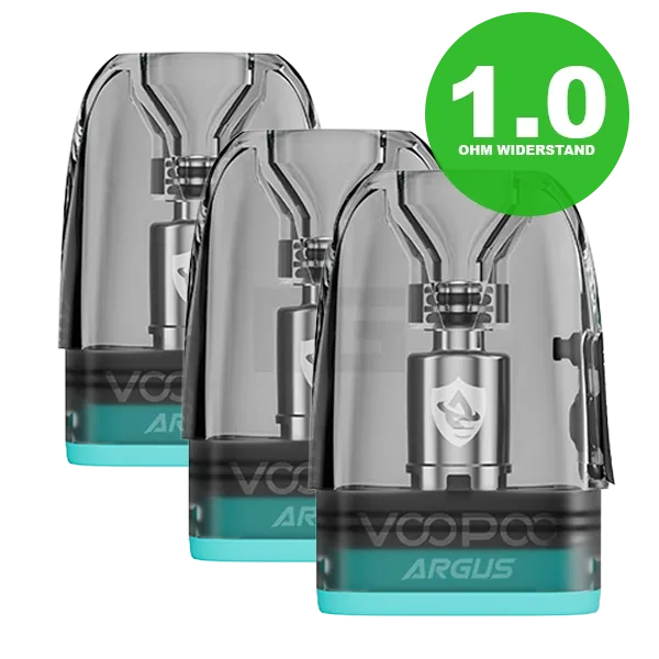 Voopoo - ARGUS - V2 Pod Tank Verdampfer - 1.0 Ohm - 3ml - Top Fill - 3er Paket