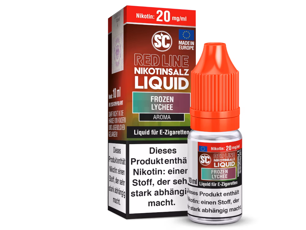 SC Red Line - Nikotinsalzliquid - 10ml - 20mg - Frozen Lychee SC Red Line - Nikotinsalzliquid - 10ml - 20mg - Frozen Lychee