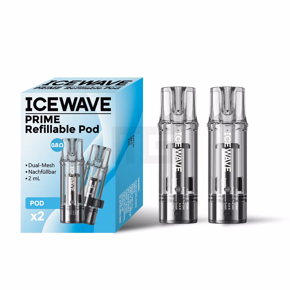 ICEWAVE - PRIME - Leerpods - 0.8 Ohm - 2ml - 2er Paket ICEWAVE - PRIME - Leerpods - 0.8 Ohm - 2ml - 2er Paket