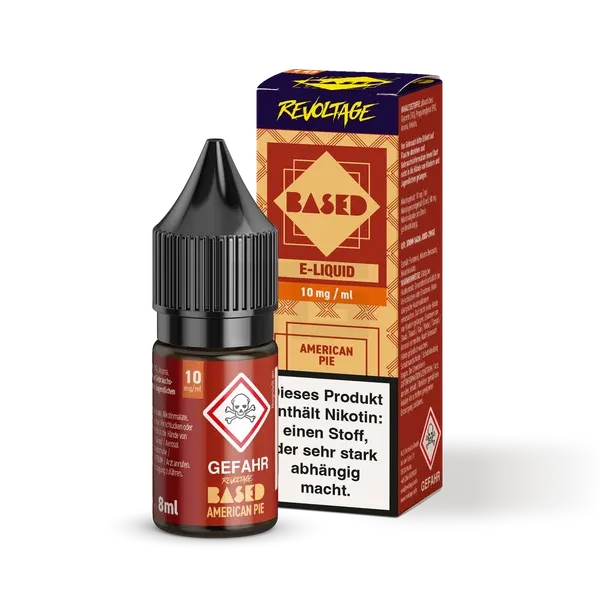 Revoltage - BASED - Nikotinsalz-Liquid - American Pie - 8ml - 10mg Revoltage - BASED - Nikotinsalz-Liquid - American Pie - 8ml - 10mg