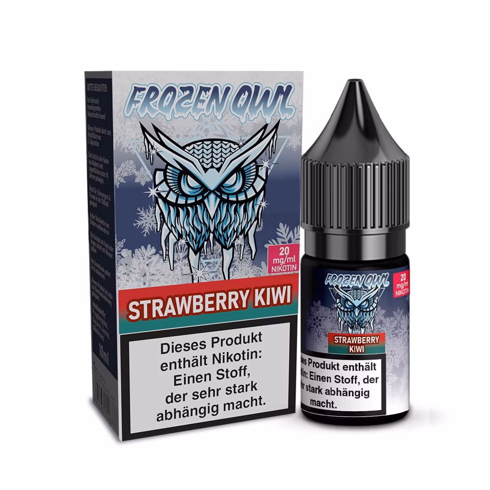 Frozen OWL - Nikotinsalz Liquid - 10ml - Strawberry Kiwi - 10ml - 20mg Frozen OWL - Nikotinsalz Liquid - 10ml - Strawberry Kiwi - 10ml - 20mg