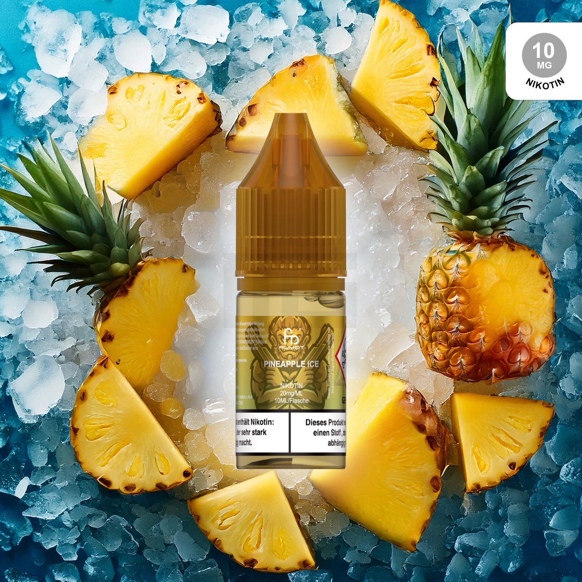 RandM - Tornado - Nikotinsalz-Liquid - 10ml - Pineapple Ice 10mg