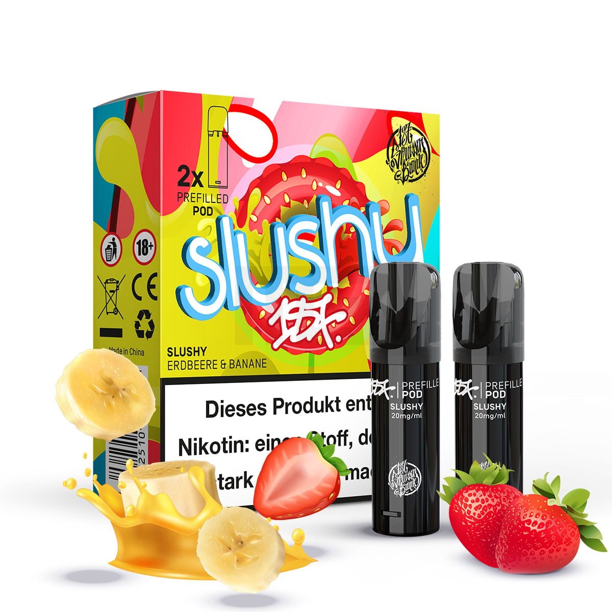 187 Straßenbande - Prefilled Pod - 2ml - 2er Pack - Slushy 187 Straßenbande - Prefilled Pod - 2ml - 2er Pack - Slushy