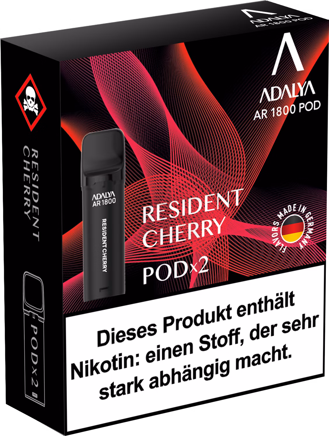 Adalya - Alpha Prefilled Pod - 2ml - 2er Pack - Resident Cherry Adalya - Alpha Prefilled Pod - 2ml - 2er Pack - Resident Cherry