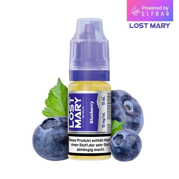 Lost Mary Nikotinsalz-Liquid - Blueberry | Nikotinsalz-Stärke : 10mg