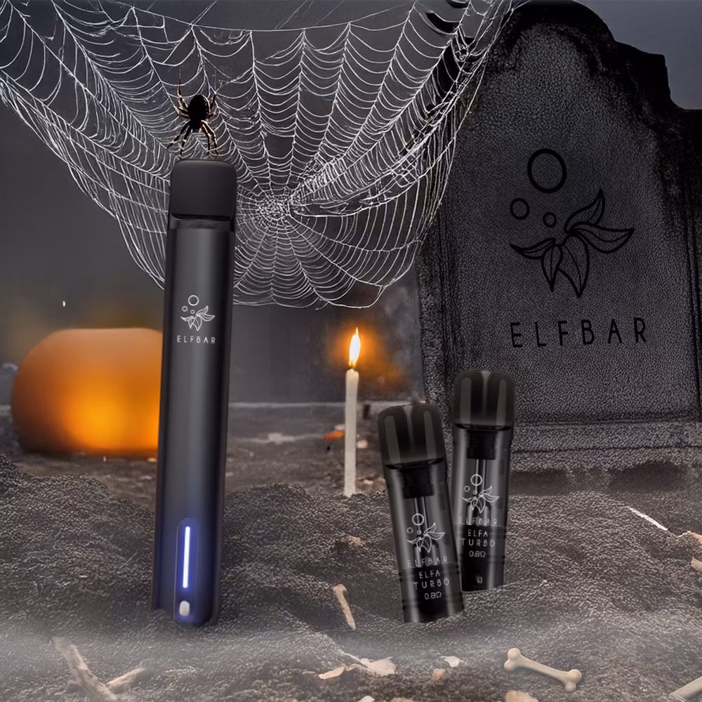 Elfbar - ELFA Turbo Basisgerät + Gratis Leerpods - Halloween 2025 Elfbar - ELFA Turbo Basisgerät + Gratis Leerpods - Halloween 2025