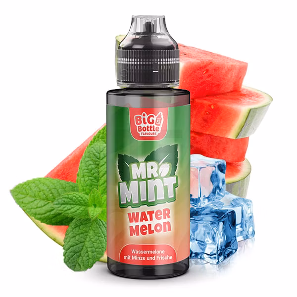 MR. MINT - by BIG BOTTLE - Aroma - 10ml - Watermelon | Inhalt : 10ml | Nikotinstärke : 0mg | Paketgröße : 1er Packung