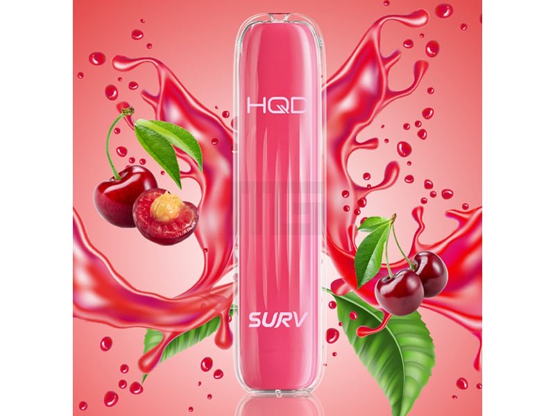 HQD - SURV - Einweg E-Zigarette - Cherry - 20mg