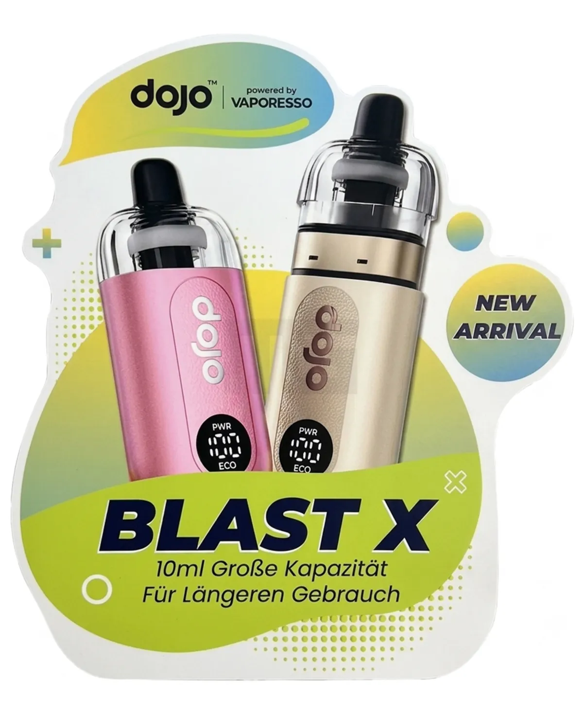 Vaporesso - Dojo - Fensterreklame - 55x50cm