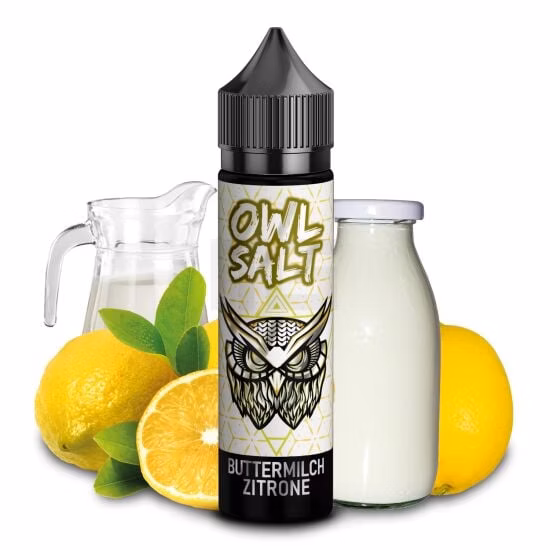 Owl Salt - Longfill Aroma - 10ml - Buttermilch Zitrone