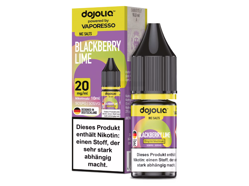 Vaporesso - Dojo - Nikotinsalz-Liquid - 10ml - Blackberry Lime - 20mg