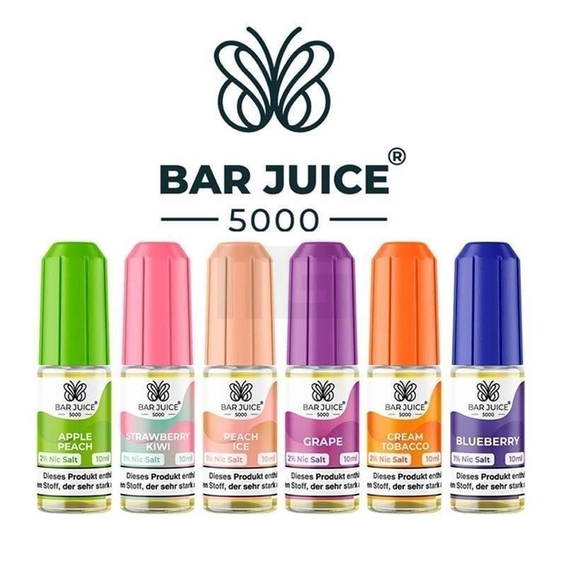 Bar Juice 5000 - Nikotinsalz - 10ml - 5mg - Grape Gummy Bear Bar Juice 5000 - Nikotinsalz - 10ml - 5mg - Grape Gummy Bear
