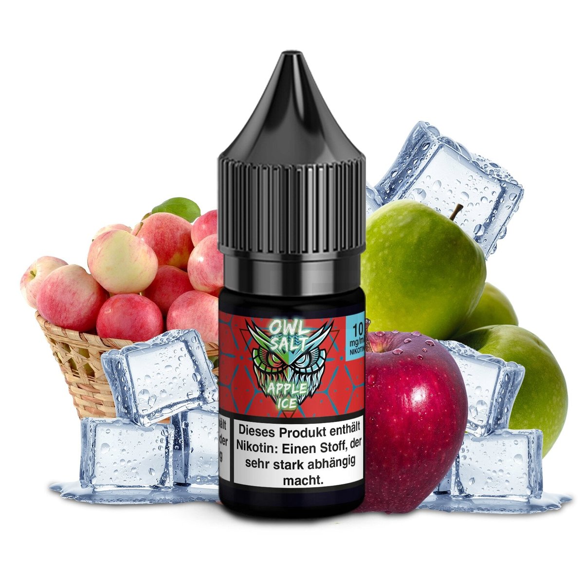 owl-salt-10ml-10mg-apple-ice OWL Salt - Apple Ice - Nikotinsalz Liquid - 10ml - 10mg