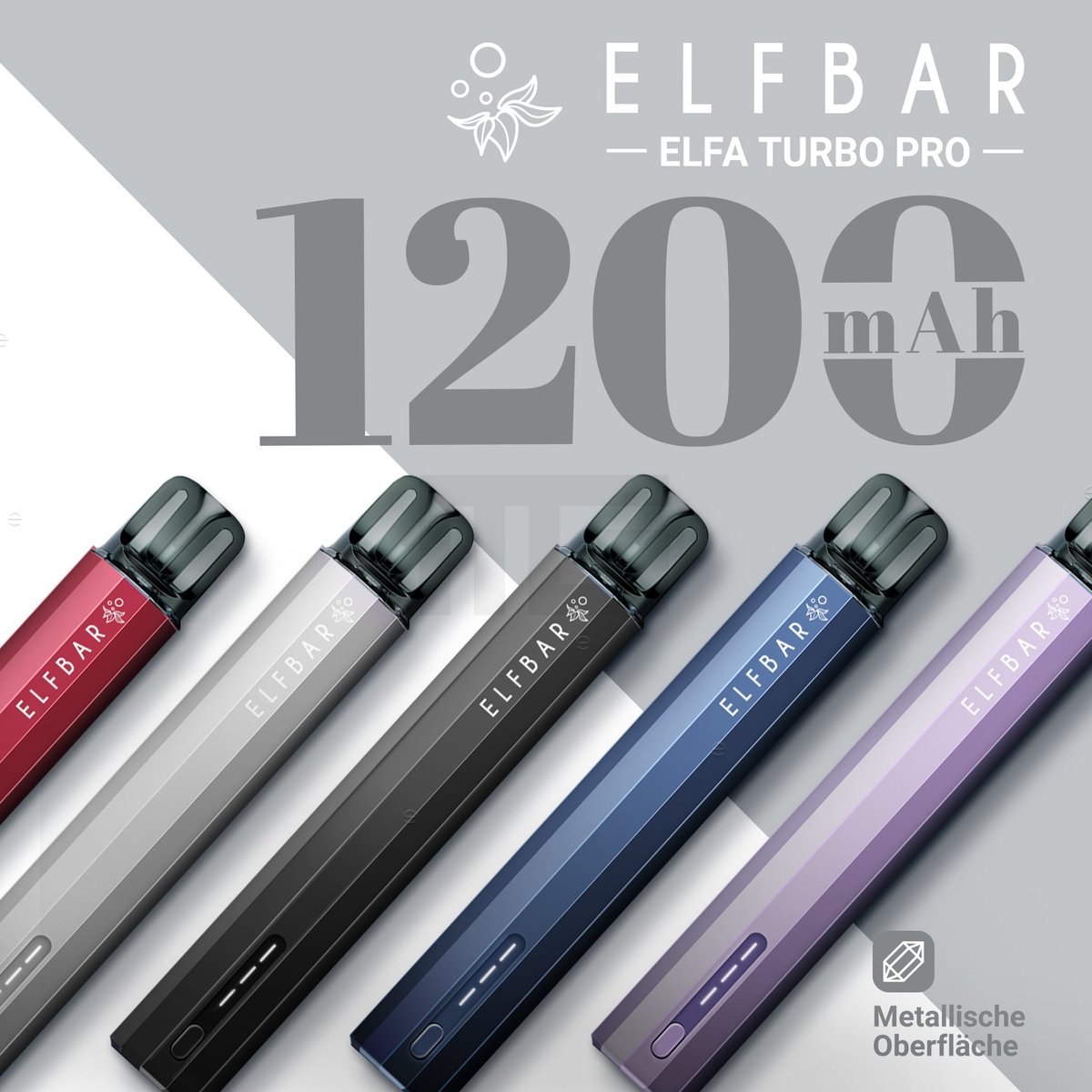 Elfbar - ELFA TURBO PRO - Basisgerät - Black Elfbar - ELFA TURBO PRO - Basisgerät - Black