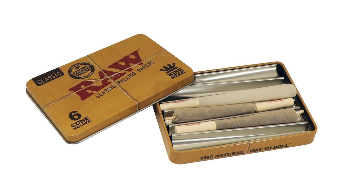 RAW - Jointholder Case - Tin Case - Metall RAW - Jointholder Case - Tin Case - Metall